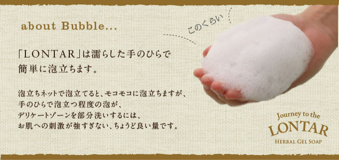 「about Bubble」